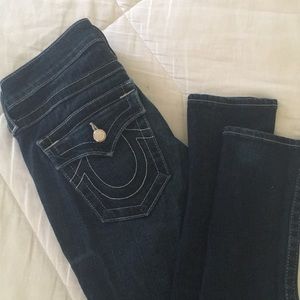 True religion jeans size 28. Low rise stretch.